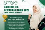 Siti Mulbisah Dallailati Raih Anugerah Guru Berdedikasi 2026